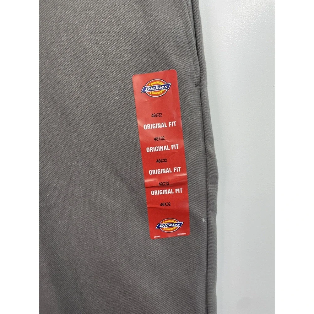 DICKIES 874 Flex Sz 40x32 Grey‎ Oringinal Fit Flat Front Work Pants (N36) NWTs